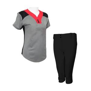 Maillot d'équipe d'uniforme de softball cousu à impression numérique par sublimation de couleur unie sur mesure - Product Image 5