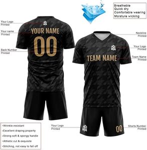 Ensemble d'uniformes de football respirants de haute qualité personnalisé bleu rose jaune vert couleur kits de vêtements de football d'équipe pour hommes - Product Image 3