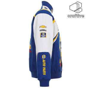 Chaquetas de moto textiles de invierno para hombre con cuello levantado - Product Image 3