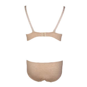 Ensemble soutien-gorge et culotte pour femme - Couleur chair - Product Image 2