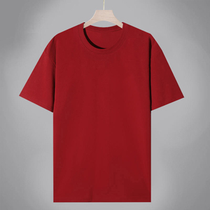 T-shirt décontracté à manches courtes respirant pour hommes et femmes, coupe régulière, impression de logo personnalisé, 100 % coton, vente en gros 2025 - Product Image 2