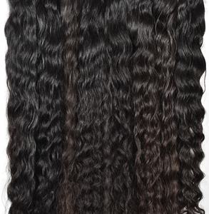 Extensions de cheveux humains naturels 100% machine double trame, non traités, cuticules alignées, cheveux vierges indiens Remy, styles de cheveux ondulés - Product Image 3