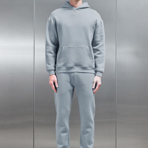 Chándal personalizado de color sólido de alta calidad, traje de jogging, pantalones de chándal con capucha estampados de peso pesado, Invierno para hombres - Product Image 1