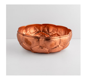 Bol de spa à pied en cuivre antique utilisé en gros fabrication bol en cuivre prix bon marché et utilisation en salon artisanat naturel - Product Image 4