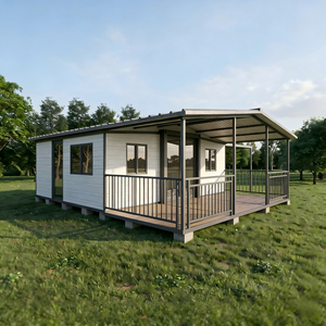 Maison <span class=keywords><strong>de</strong></span> Luxe Portable 10Ft 20Ft 40Ft, 2 Chambres, Maisonnette Extensible 20x20, Autonome et Hors Réseau - Product Image 1