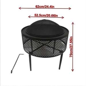 Stylish Modern Outdoor Natural <b>Gas</b> <b>Fire</b> Feature Corten Steel Powder Coated Metal Durable Portable Freestanding Patio Garden - Product Image 6