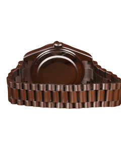 Reloj de Pulsera Automático de Lujo para Hombre con Incrustaciones de Moissanita, Diamantes, Pantalla Analógica Principal, Cristal, Esfera Blanca, Ventana de Cristal con Diamantes - Product Image 4