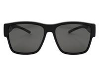 Lunettes de soleil polarisées à monture carrée en PC pour hommes et femmes - Protection UV400 Fabriquées à Taïwan Couleurs blanc bleu jaune et rouge