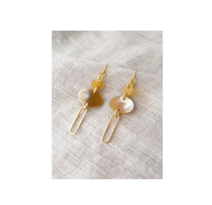 Boucle d'oreille crochet naturel en corne de buffle Nouveau design Ombre Forme personnalisée Boucles d'oreilles ensemble pour filles ensemble de paires de mode et meilleur emballage - Product Image 5