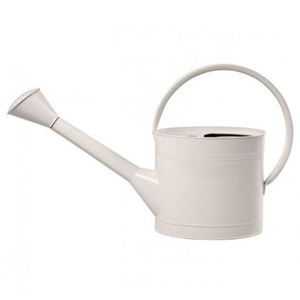 White Powder Coated Finished Iron Watering Can Outdoor Watering Pot & <b>Cane</b> Galvanized Steel <b>Garden</b> at Reasonable Prices - Product Image 1