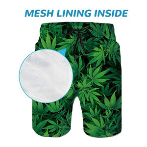 กางเกงขาสั้นผู้ชายผ้าฝ้าย100% กางเกงขาสั้นพิมพ์ลายการระเหิดดีไซน์ทันสมัย - Product Image 2