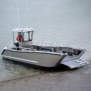 23ft Hign Speed aluminium Suntracker Higgins Boat/ Landing Craft/chiatta Yacht con attrezzatura avanzata