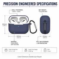 Coque de protection pour écouteurs en silicone souple résistante aux chocs et aux rayures pour AirPods Pro 3 1 2, tendance, multicolores