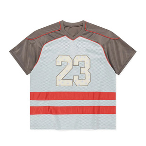 Camiseta de Baloncesto Personalizada Healy, Color Azul Claro, Malla Transpirable, Cuello en V, Manga Corta, Unisex para Adultos, con Número de Equipo Personalizado - Product Image 3