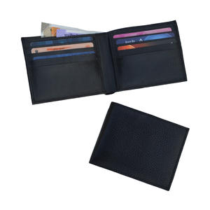 2024 portefeuille en cuir véritable pour hommes avec porte-monnaie et porte-carte de crédit Logo personnalisé court sac à main pour homme porte-monnaie - Product Image 6