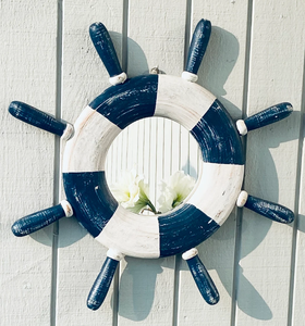 Handmade Creations Vintage <b>Ship</b> <b>Wheel</b>, Wall MIRROR <b>Ship</b> <b>Wheels</b> High Quality Best Nautical <b>Ship</b> <b>Wheel</b> Handmade Decor - Product Image 1
