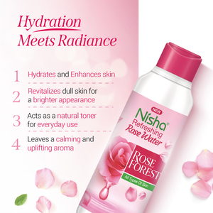 Nisha 30มล. โทนเนอร์บำรุงผิวหน้าด้วยน้ำกุหลาบเพิ่มความสดชื่นโทนเนอร์บำรุงผิวแบบวีแกนสมุนไพรน้ำสำหรับให้ความชุ่มชื่นกระจ่างใสเครื่องทำความสะอาดเครื่องสำอางกระชับรูขุมขน - Product Image 4