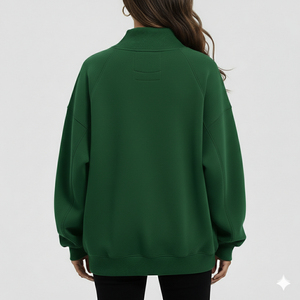 เสื้อสเวตเตอร์คอเต่าทรงหลวมสำหรับผู้หญิง แขนยาว สไตล์ลำลอง สวมใส่สบาย เหมาะสำหรับฤดูใบไม้ร่วงและฤดูหนาว ดีไซน์ทันสมัย - Product Image 2