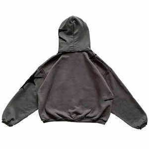 Offre Spéciale Design Unique Distressed Broderie Hoodies Pour Hommes En Gros Personnaliser Conception ACID WASHED Street Wear Hommes Hoodies 2025 - Product Image 2