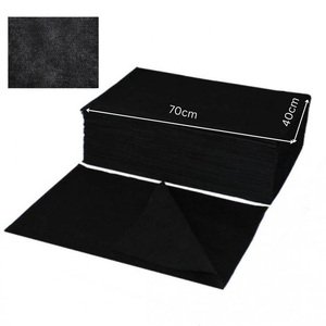 Professional <b>Black</b> Disposable <b>Towel</b> Salon Nonwoven Soft <b>Towel</b> For Spa Beauty Barber Shop Hotel Home Gym Cleaning Wholesale - Product Image 6