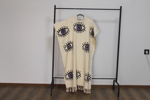 Hooded Cotton Fabric Cape <b>Quick</b> Drying Patterned Standard Size Women Men Large Comfortable Washable Turkish Poncho - Product Image 2