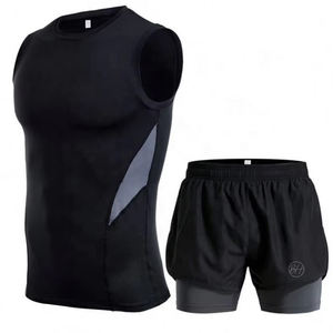 Logo personnalisé pour hommes Gym Athletic Active Wear 100% Polyester Shorts de course pour hommes - Product Image 4