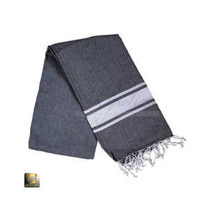 Toallas de playa de algodón Premium de terciopelo Textura suave en capas con felpa transpirable Superficie suave Lujo Duradero y duradero - Product Image 6