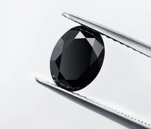 Alta calidad 10x8 MM Natural Black Onyx Faceted Oval Cut Loose Gemstone Indian Manufacturer's Wholesale Rate - Product Image 1