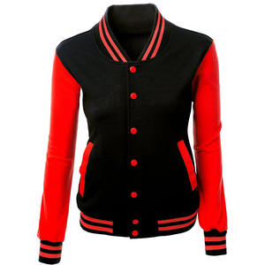 Factory Price Wholesale Custom Design Winter Wool Baseball <b>Jacket</b> Long Sleeves Sport Wear Letterman Breathable Varsity <b>Jacket</b> - Product Image 1