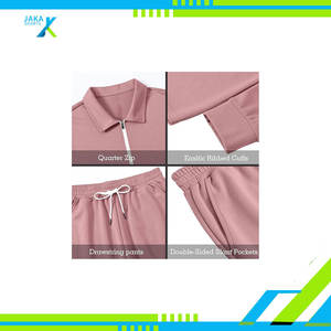 Survêtement 2 pièces pour hommes, haut à manches longues et pantalon de jogging, tenue décontractée - Product Image 3