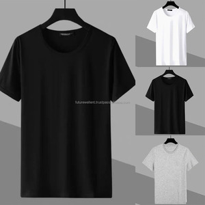 Camiseta blanca, camisetas lisas personalizadas para imprimir, camisetas blancas negras al por mayor, camisetas de fabricante para hombre - Product Image 6