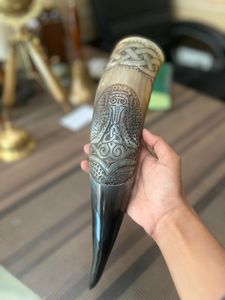 Cuerno vikingo natural hecho a mano de la mejor calidad RITUL con la mejor calidad hecho por exportación desde India - Product Image 6