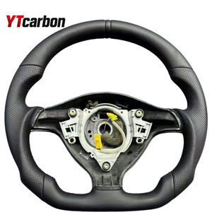 Volante <span class=keywords><strong>de</strong></span> Fibra <span class=keywords><strong>de</strong></span> Carbono YTcarbon para Seat Leon MK1 <span class=keywords><strong>Toledo</strong></span>, Modificación <span class=keywords><strong>de</strong></span> Volante <span class=keywords><strong>de</strong></span> Cuero Perforado con Parte Superior Plana - Product Image 3