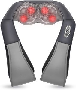 <span class=keywords><strong>Ceinture</strong></span> de massage Shiatsu à infrarouge rechargeable pour le cou et les épaules <span class=keywords><strong>Ceinture</strong></span> de massage Shitasu électrique à pétrissage 3D pour le corps - Product Image 1