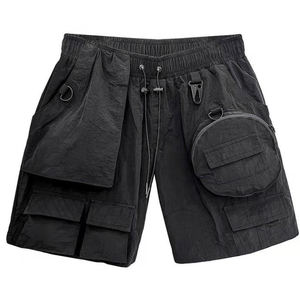 Short multi-poches pour hommes OEM personnalisé tissu imperméable en nylon nouveau design style décontracté Streetwear Short cargo - Product Image 3