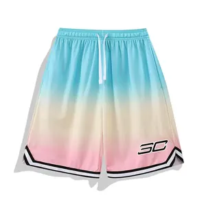 Pantalones Cortos Deportivos Transpirables Antiencogimiento para Hombre, Diseño Sólido con Estampado por Sublimación, Ropa Deportiva para Niños y Adultos - Product Image 2