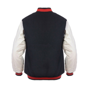 Veste universitaire personnalisée de haute qualité en laine Chenille Patch de broderie Letterman CollegeBaseballjacket pour hommes Livraison DDP - Product Image 4