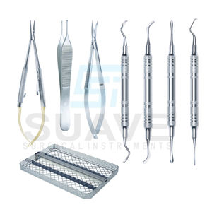 Juego de cataratas Instrumentos de cirugía ocular Juego de instrumentos microquirúrgicos oftálmicos de SUAVE SURGICAL INSTRUMENTS - Product Image 1