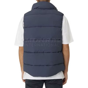 Gilet matelassé sans manches décontracté respirant imperméable pour homme, idéal pour l'hiver et les activités de plein air, personnalisable avec logo - Product Image 2