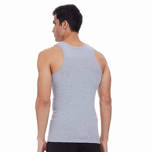 Camiseta sin mangas para hombre, ropa de gimnasio hecha en algodón y poliéster con logotipo personalizado y etiqueta, superventas - Product Image 2