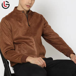 Classic Trendy <b>Men's</b> <b>Suede</b> <b>Leather</b> <b>Jacket</b> High Street Factory Made in Pakistan Canvas Fabric Price - Product Image 4