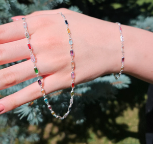 Très belle qualité percé avec goutte de pierres précieuses collier macramé réglable saison d'été bijoux en macramé pour soeur femme mariage - Product Image 2