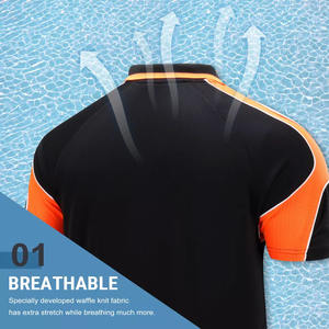 Camisa atractiva personalizada para hombres, vacaciones en la playa, Color sólido, pequeño patrón de amor fresco, camisa informal de manga corta con cuello Polo - Product Image 6