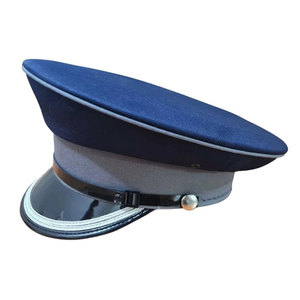 Gorras de pico de Venta caliente ajustables, hechas en fábrica, sombrero con visera azul marino, diseño único, gorra para la cabeza, la mejor gorra ceremonial - Product Image 5