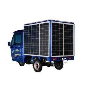 2024 Многофункциональный Электрический тук-тук на солнечной батарее для грузового автомобиля, грузовой погрузчик, экологически чистый 3-колесный грузовик для электронной рикши - Product Image 4