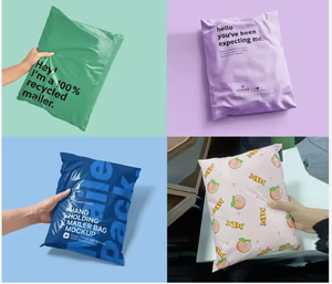 Sacs d'expédition personnalisés de haute qualité avec logo, enveloppes en plastique imprimées sur mesure, pochettes polyvalentes pour courrier express - Product Image 6