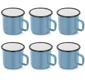 热卖铁杯带标志印刷铸铁咖啡杯派对批发价最新设计铁杯出售