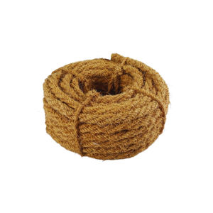 Corde en fibre de coco biodégradable pour la construction verte et le soutien des plantes naturelles dans les projets environnementaux durables - Product Image 1