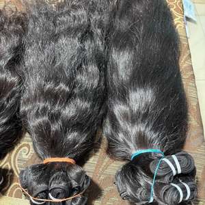 Extensiones de cabello humano virgen alineado con cutícula de un solo donante ondulado indio crudo Natural 100% Proveedor superior - Product Image 4