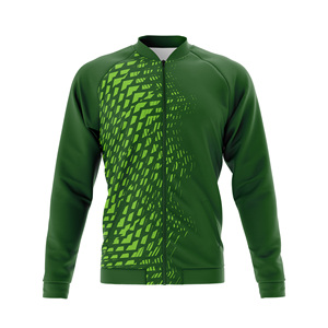 Veste zippée intégrale en coton premium |   Chaud, respirant, séchage rapide |   Tailles Hommes Femmes Jeunes |   Veste d'entraînement de performance - Product Image 3